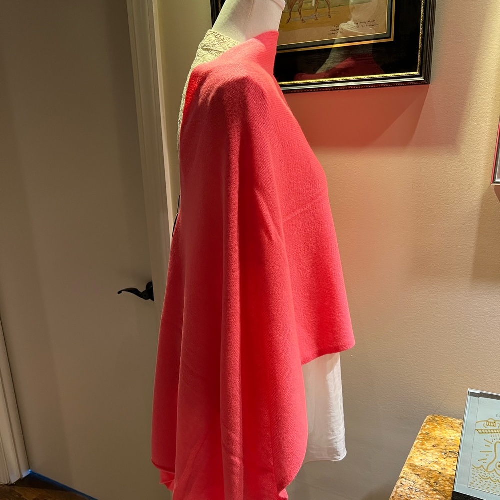 100% Cashmere Poncho/Scarf/Wrap by Claudia Nichols